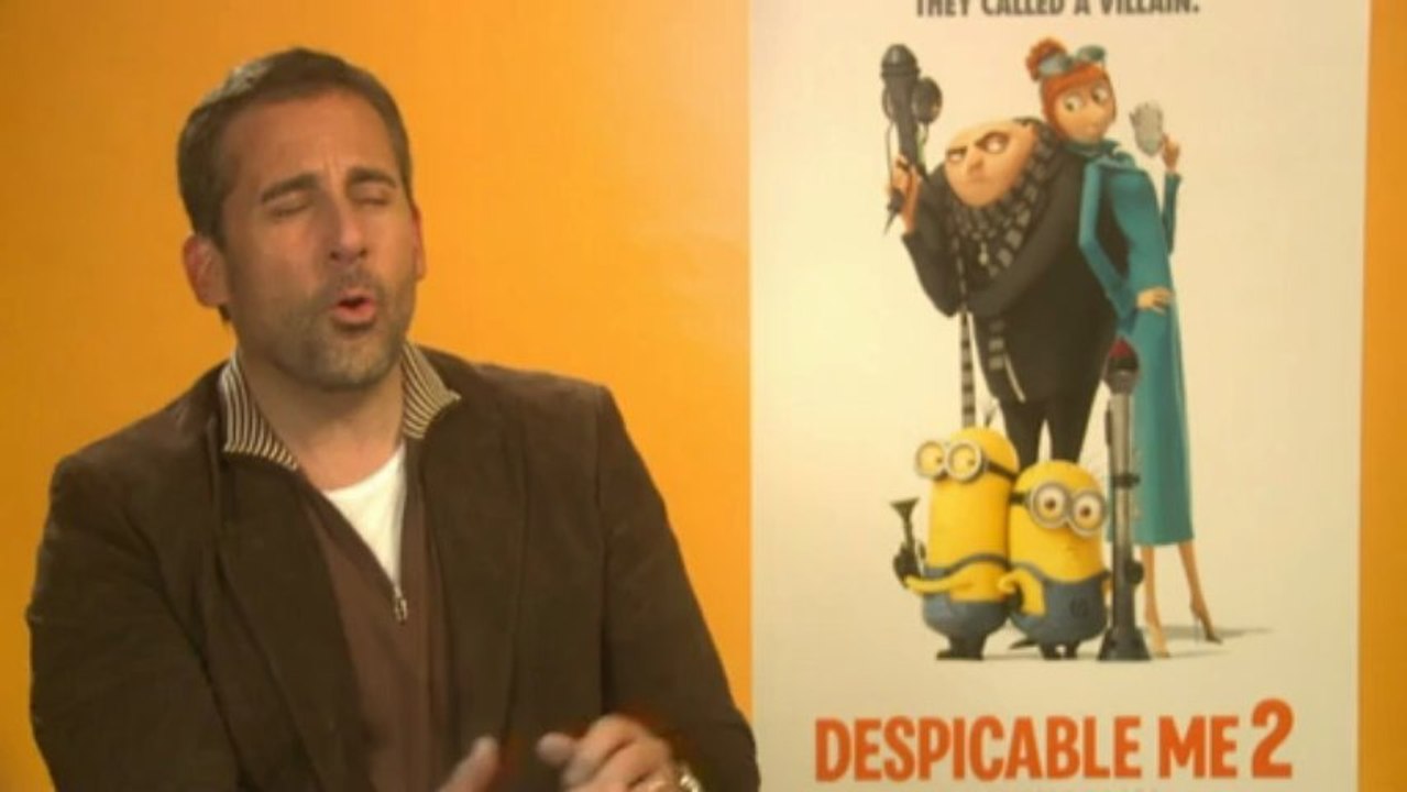 Despicable Me 2: Steve Carell in character as Gru