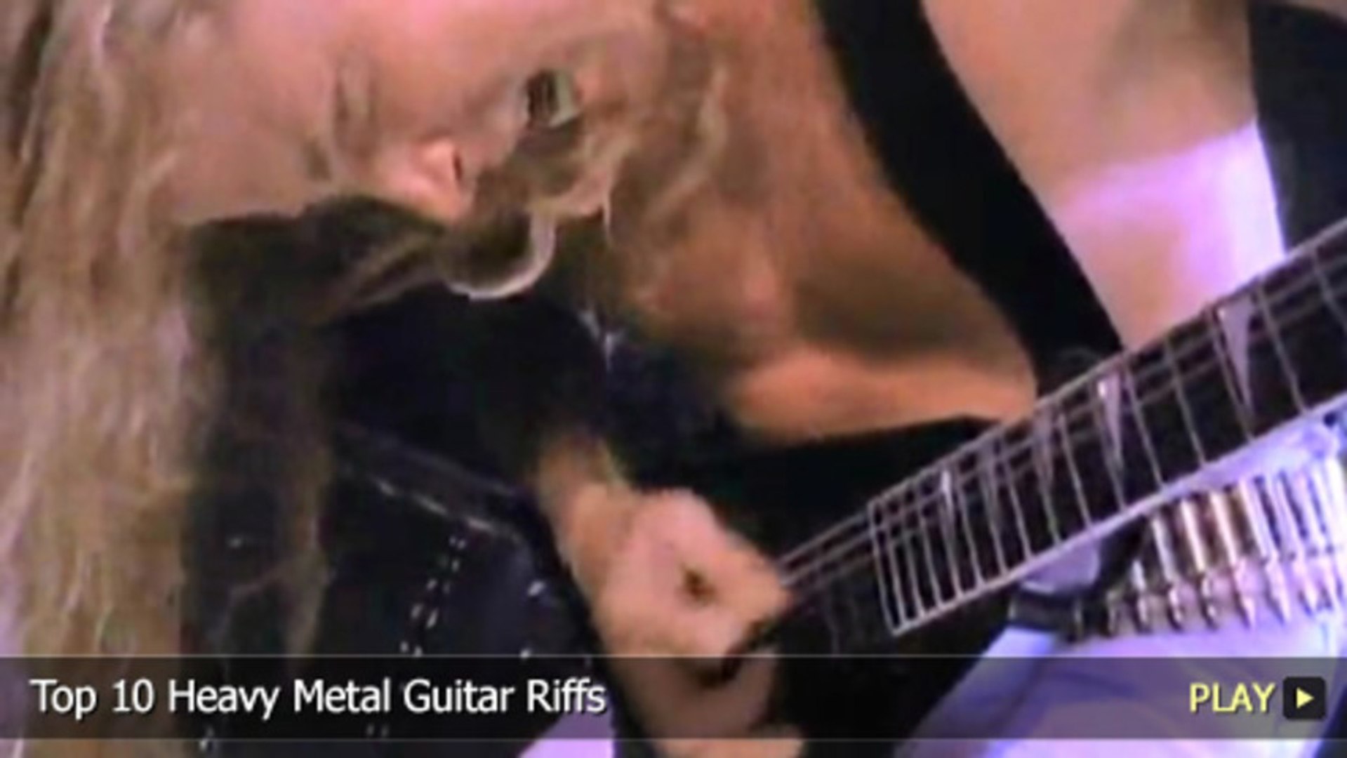 Top 10 Heavy Metal Guitar Riffs - video Dailymotion