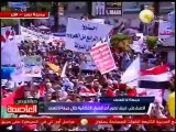 هتافات متظاهري رابعة العدوية: مرسي مرسي .. الله أكبر