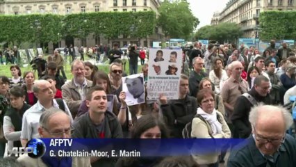 Rassemblement de soutien aux otages du Niger