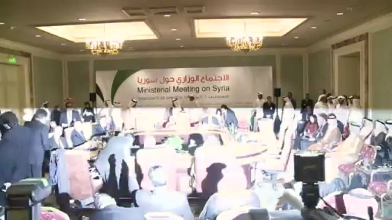 اجتماع لوزراء خارجية دول "اصدقاء سوريا" في الدوحة