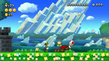 Soluce New Super Luigi U : Niveau 1-2 sortie secrète