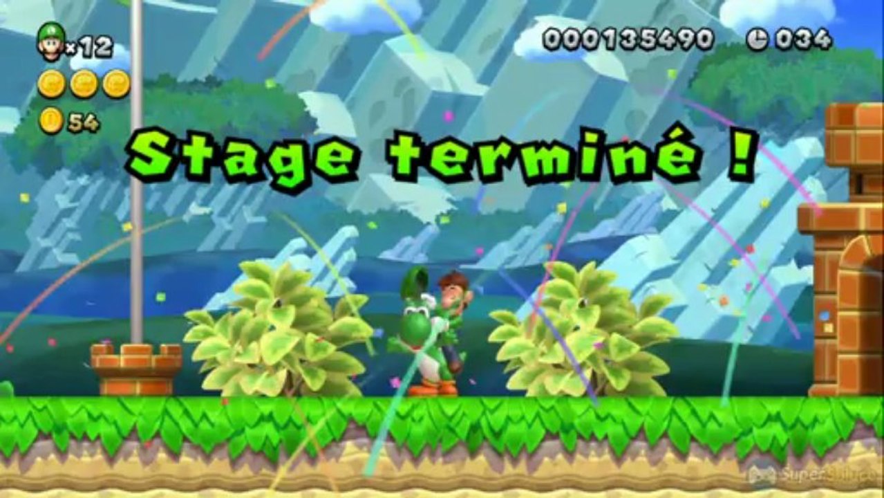 Soluce New Super Luigi U : Niveau 1-Tour