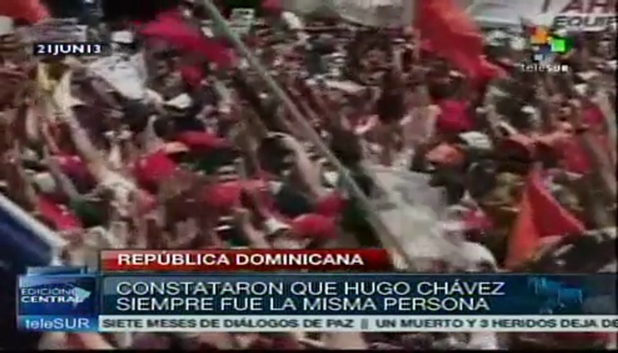 Nombran calle "Hugo Chávez Frías" en ayuntamiento dominicano