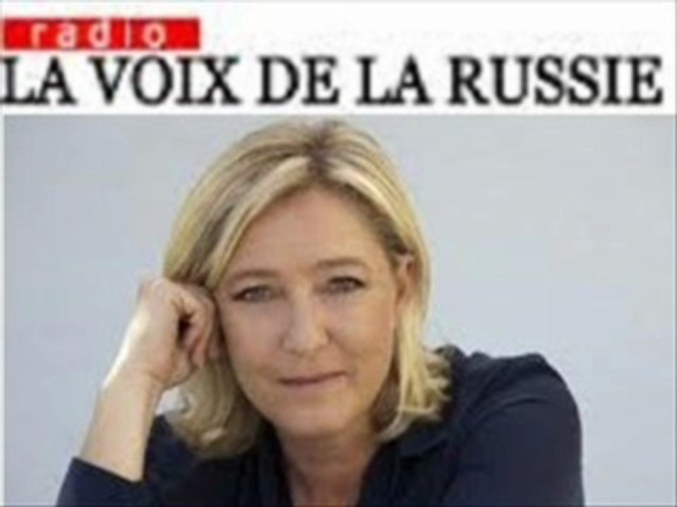 Voix de la Russie 2013.06.21 Marine le Pen à Moscou