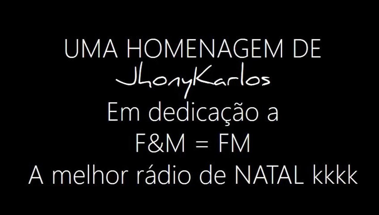 Homenagem em Aniversario - Fernanda e Michael