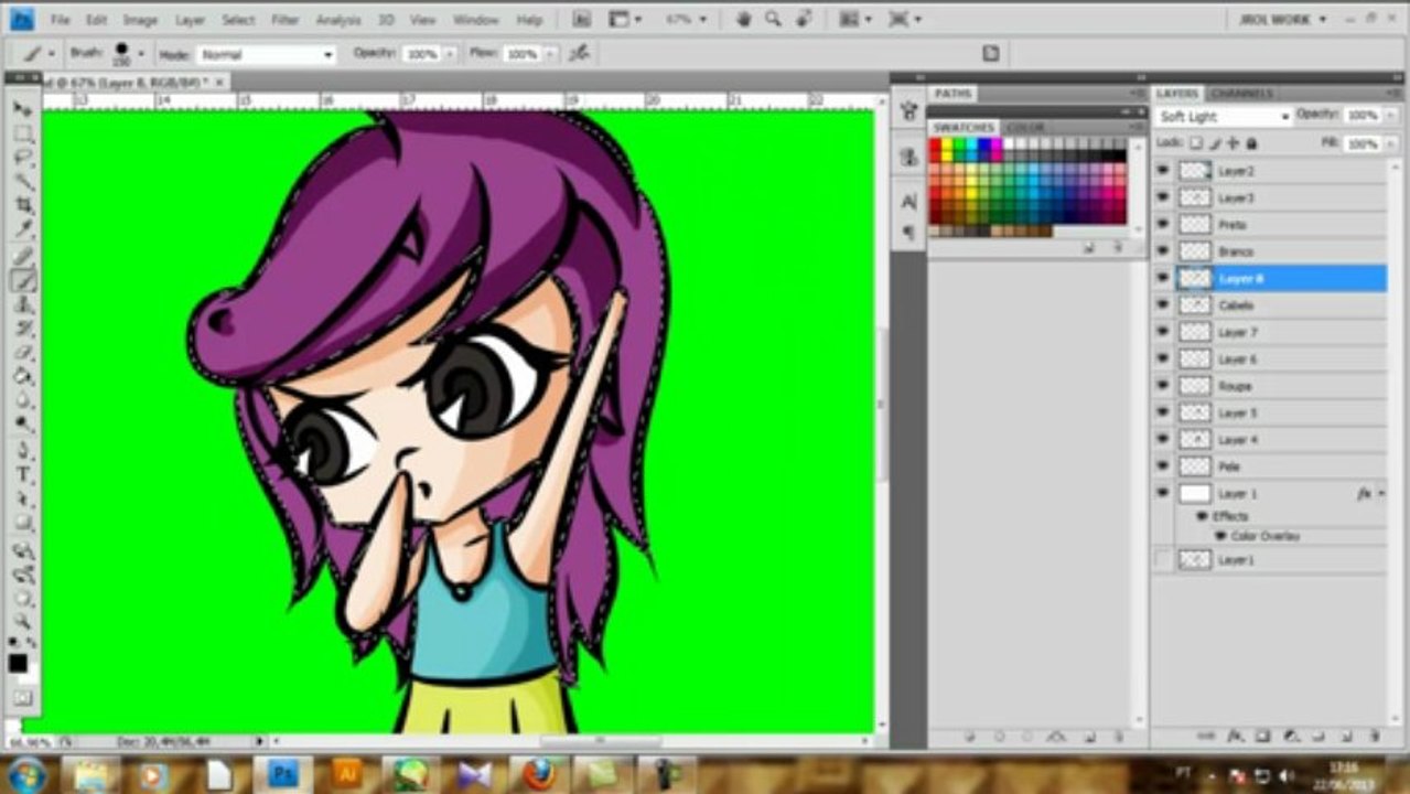 speedart - baka animado