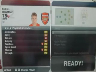 FIFA 13 Demo (Current Build) - Arsenal Ratings