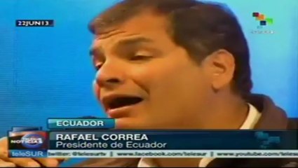 Rafael Correa ratifica apoyo a Julian Assange