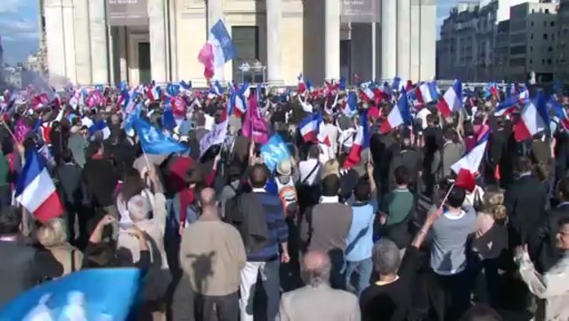 Manif pour Tous soutien au manifestant incarcéré Nicolas Bernard-Buss / Paris 21 juin 2013 ©2013