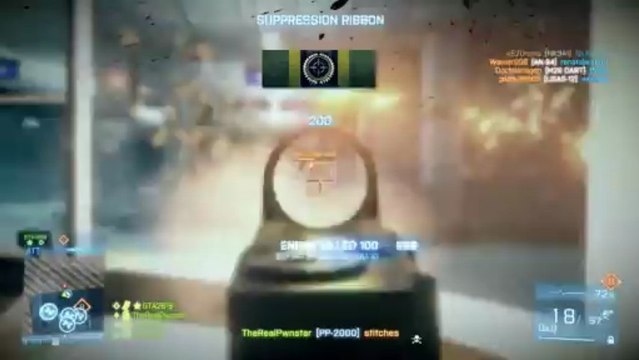 Battlefield 3 - PP2000 Setup and Gun Review - BF3 PP2000 Gameplay