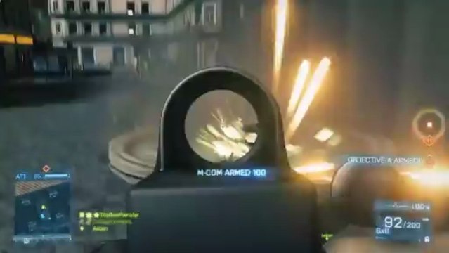 Battlefield 3 - M240B Setup and Review - BF3 M240B Gameplay