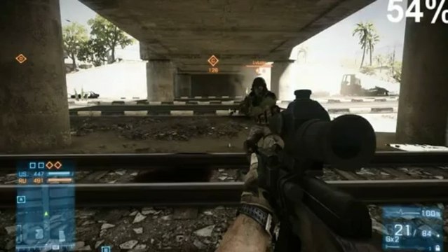 Battlefield 3 - Patch Sniper Review and Comparison - BF3 Recon Weapons SV98 M98B SKS MK11