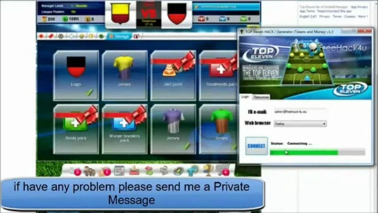 Top Eleven Hack Update JUNE 2013