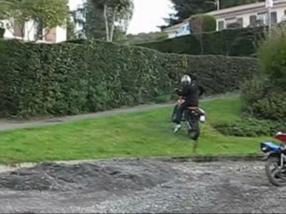 Kévin et sa moto
