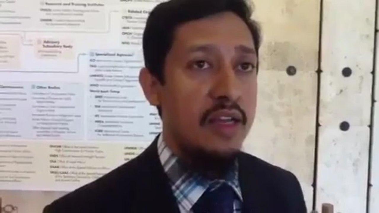 تصريح للدكتور طاهر محمد الأركاني حول مجلس حقوق الإنسان