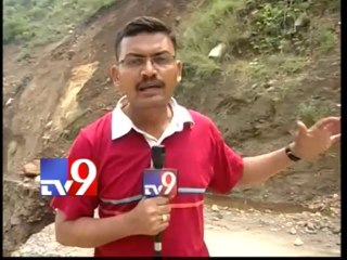 Roads damage in Uttarakhand - Tv9 ground report