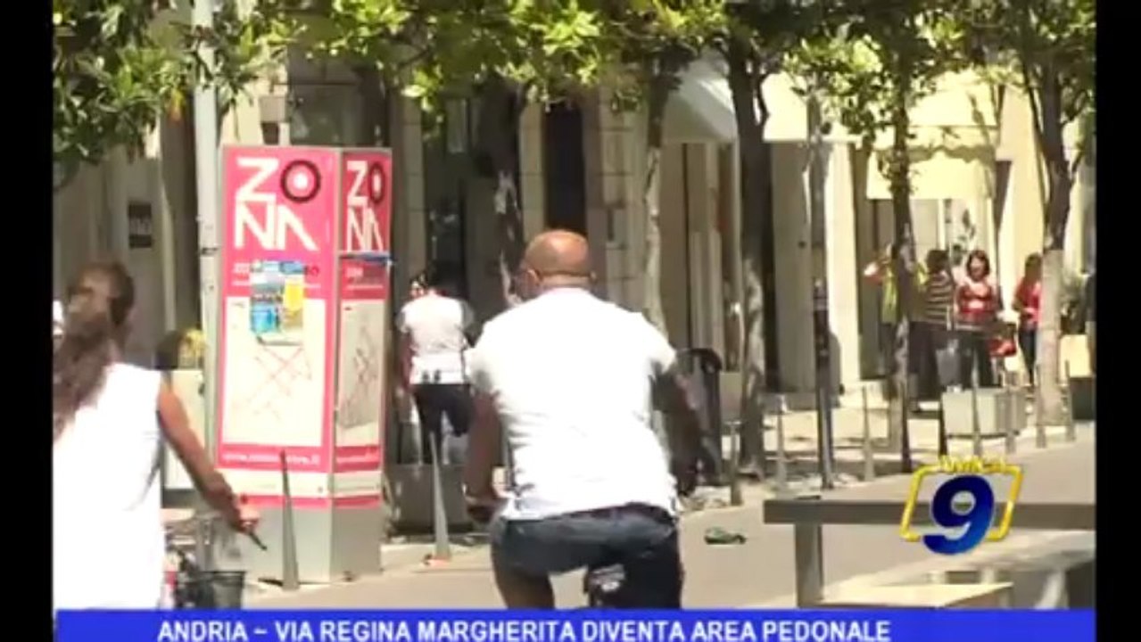 Andria | Vai Regina Margherita diventa area pedonale