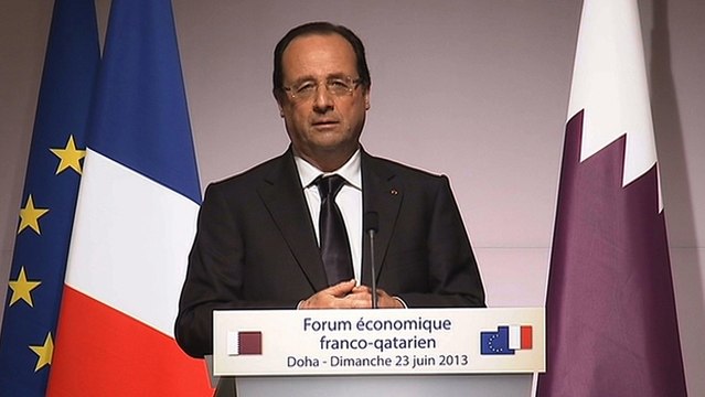 Intervention du président de la République au Forum économique Franco - Qatarien