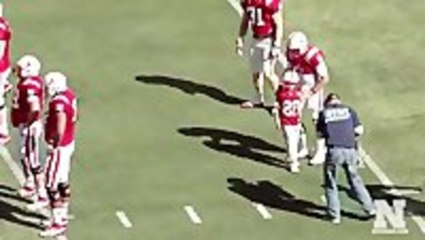 Cancer Stricken Boy Scores Touchdown During Nebraska Spring Game