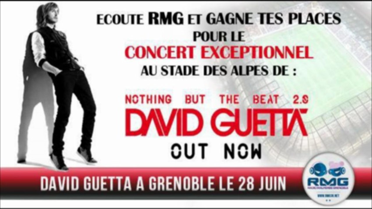 Une auditrice remporte 2 places pour David Guetta sur RMG !
