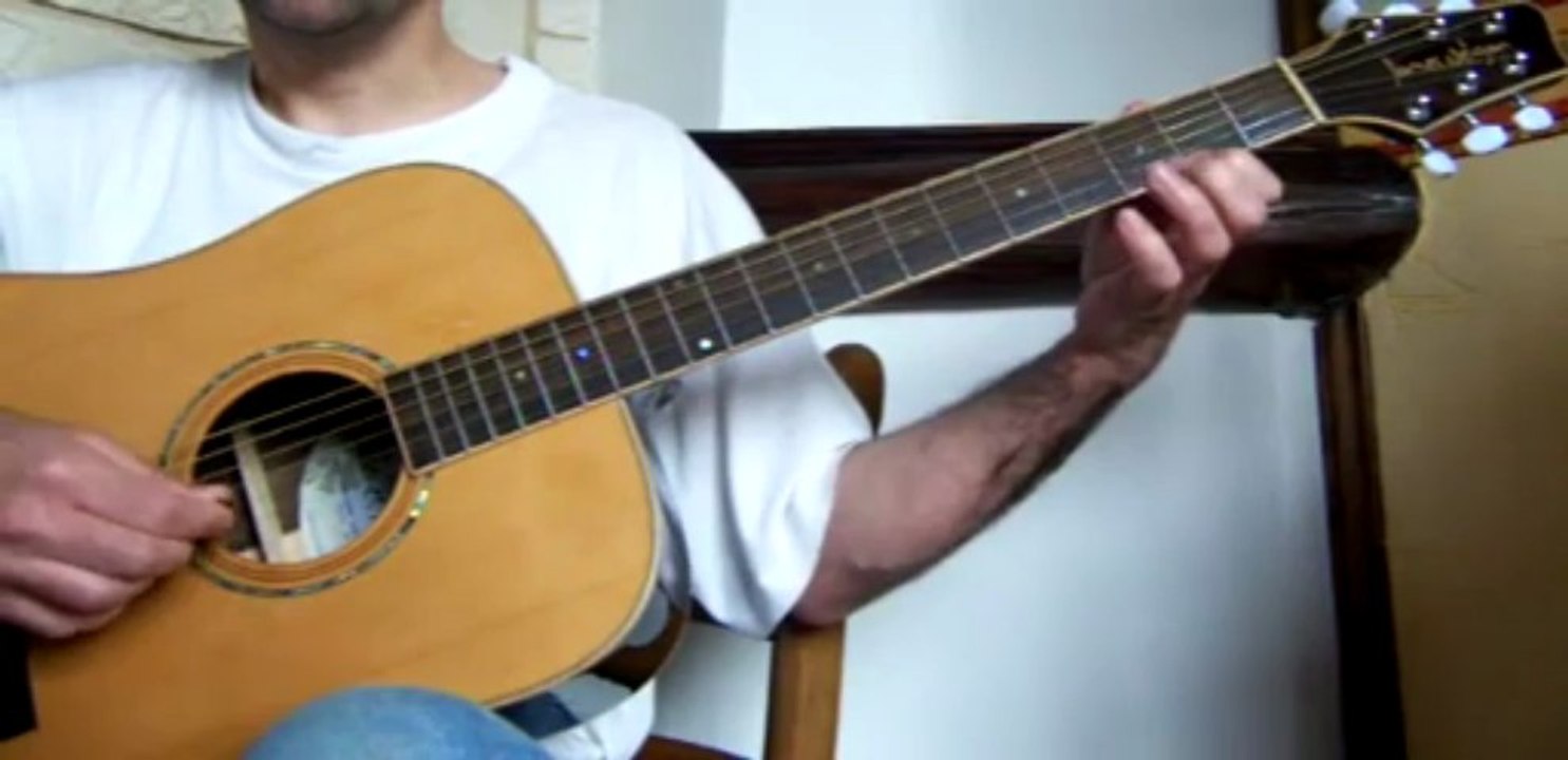 Guitare, méthode Colin, série 1 semaine 4, mélodie