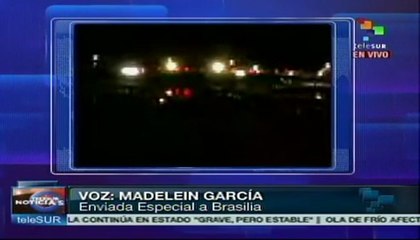 Ciudadanos se manifiesta en la sede del Congreso Nacional en Brasilia