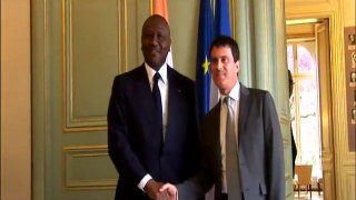 SECURITE Paris: le Ministre d'Etat, Ministre de l'intérieur Hamed Bakayoko a été reçu vendredi en audience par son homologue français, Manuel Valls