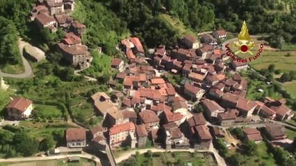 Fivizzano (MS) - Evento sismico - Immagini aeree -03- (21.06.13)