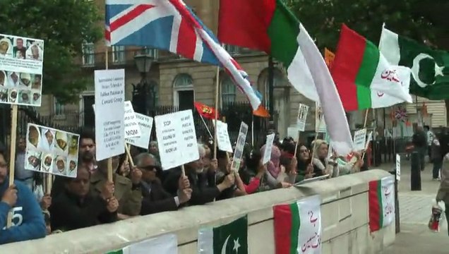 MQM UK Protest against Terrorists attacks on MQM workers & Killing of MPA Sajid Hussain & His Son