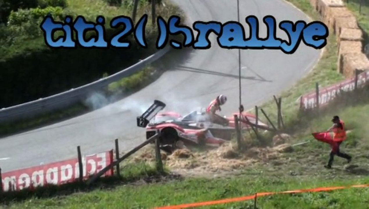 crash Seb Petit course de cote marchampt 2013