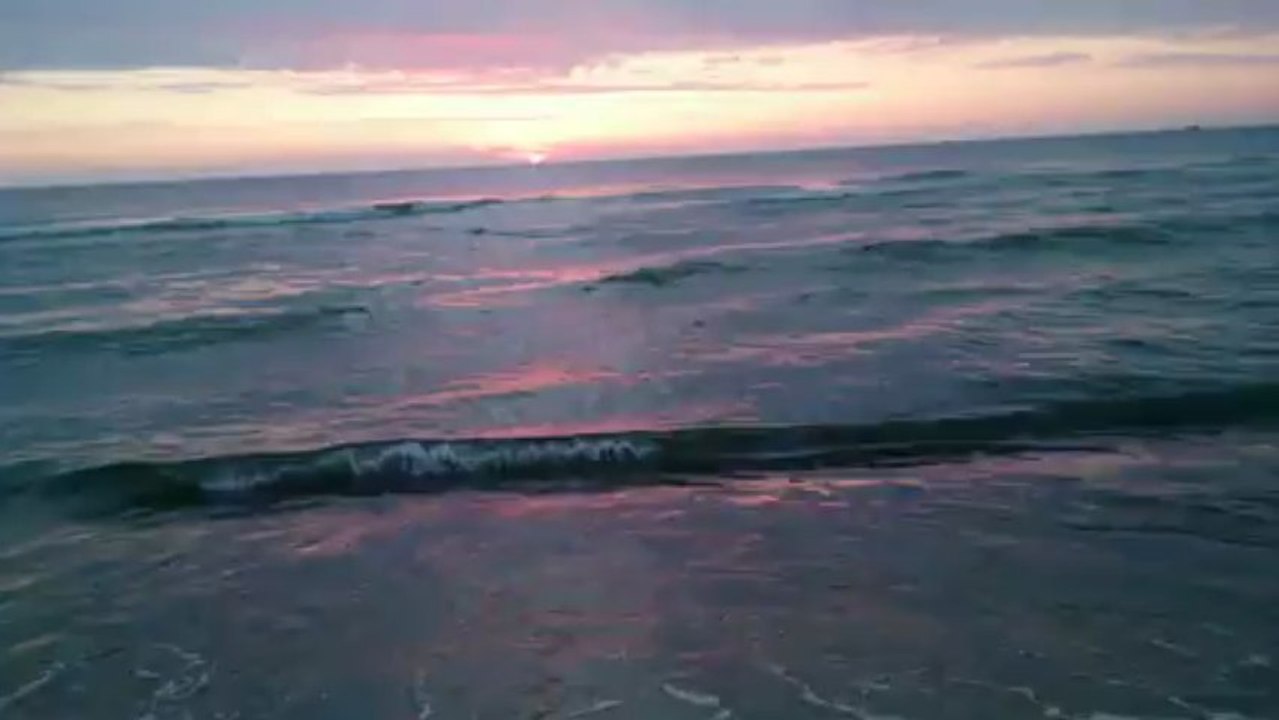 SonyXperiaTabletZ - zachód słońca nad morzem