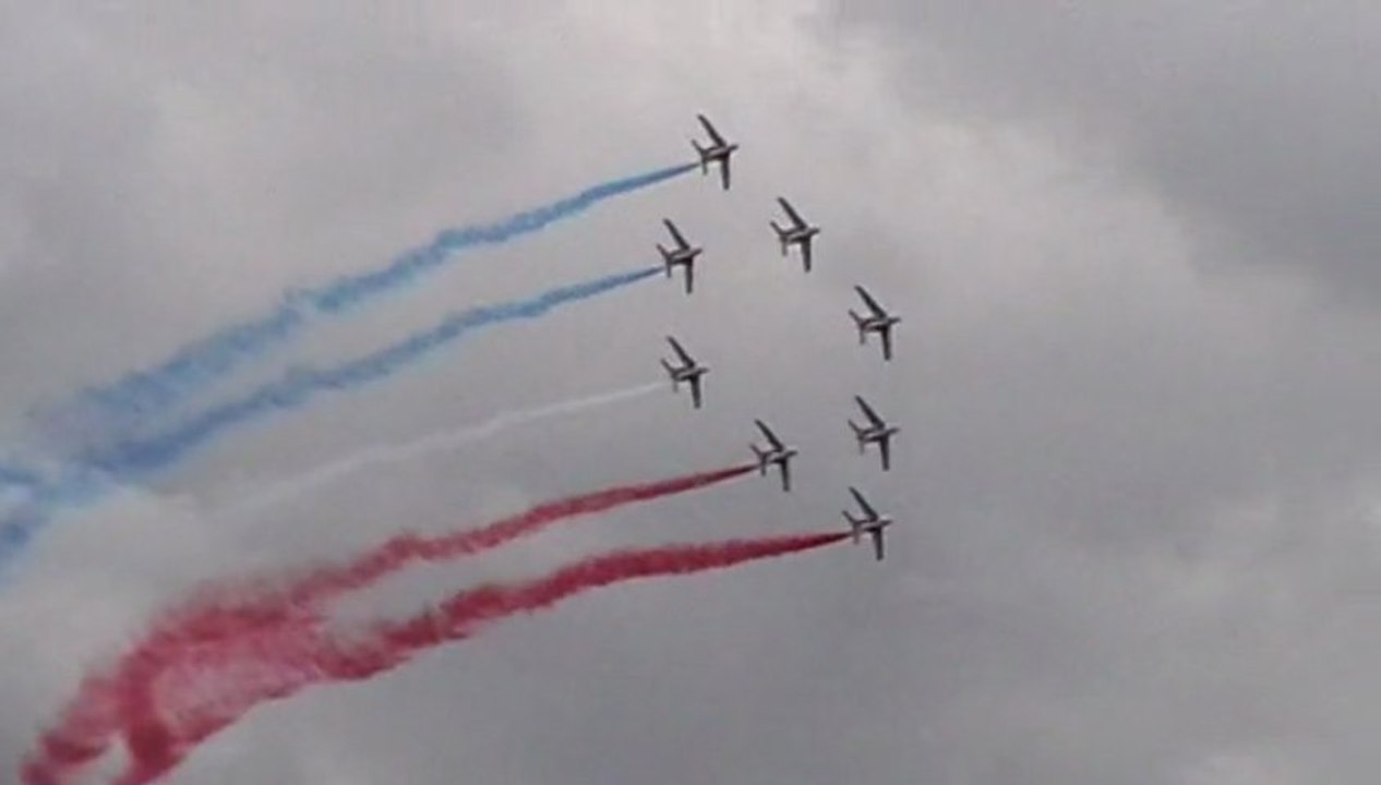 Salon du Bourget 2013 - La Patrouille de France en formation losange