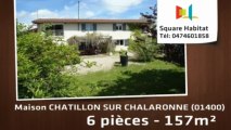 A vendre - Maison/villa - CHATILLON SUR CHALARONNE (01400) - 6 pièces - 157m²