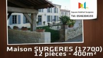 A vendre - Maison/villa - SURGERES (17700) - 12 pièces - 400m²