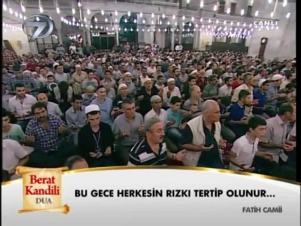 23 Haziran 2013 Kanal7 Necmettin NURSAÇAN Hoca Berat Kandili DUASI