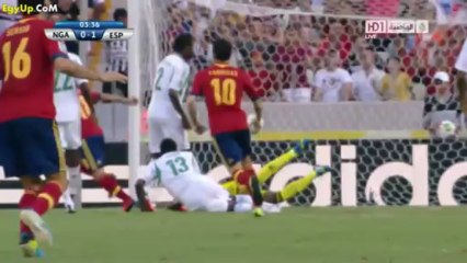 اهداف مباراة اسبانيا ونيجيريا كاس القارات 2013