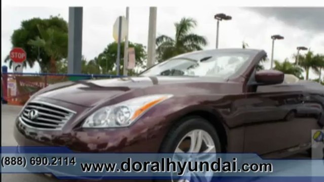 Miami 2009 Infiniti G37 Convertible in South Florida, Doral Hyundai