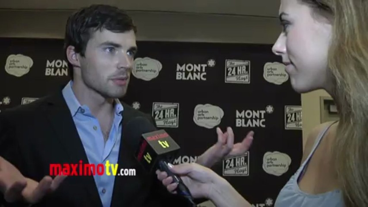 Ian Harding Interview at 3rd annual "The 24 Hour Plays in Los Angeles" Red Carpet Arrivals