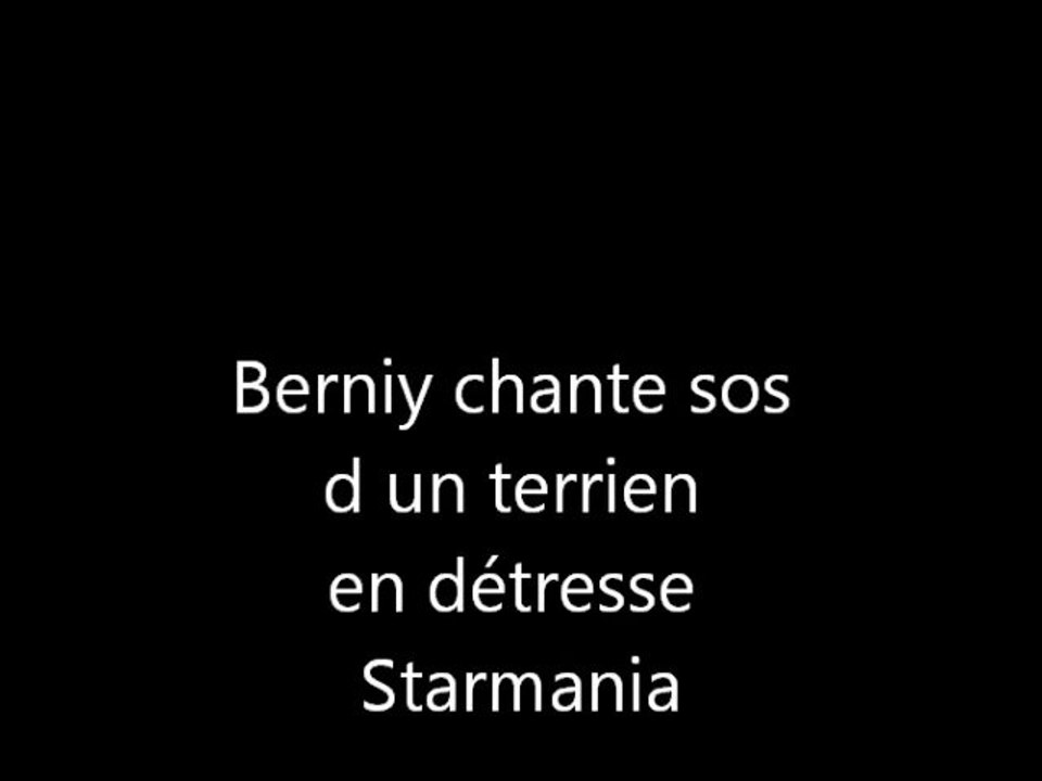 BERNIY CHANTE SOS D UN TERRIEN EN DETRESSE   STARMANIA