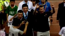 CSL - Beckham fait le show pour les enfants malades en Chine