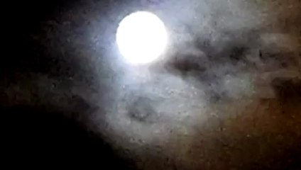 cloudy coffee colored moon june 24, 2013