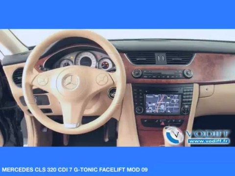 VODIFF : MERCEDES OCCASION ALSACE : MERCEDES CLS 320 CDI 7 G-TONIC FACELIFT MOD 09