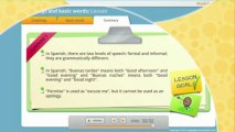 Greetings-Spanish: Learn Spanish with languagecoursecentre.com