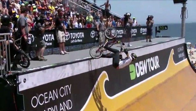 Jamie Bestwicks Winning Run BMX Vert Dew Tour Beach Championships 2013