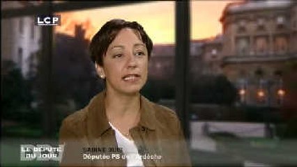 Le Député du Jour : Sabine Buis, députée PS de l'Ardèche