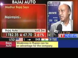 Rupee Weakening Could Be An Advantage For Us : Bajaj Auto