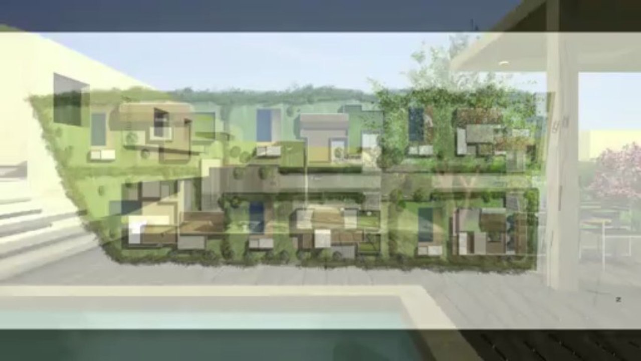 A vendre Saint Rémy de Provence 6 maisons contemporaines avec jardins et piscines privatifs dans résidence privée