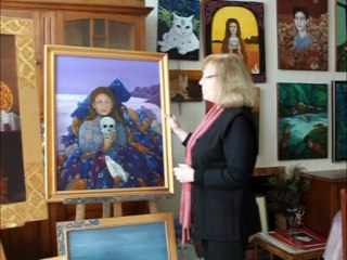 Nicole Cochereau - Guillemet , Artiste Peintre,   le Faouet, la-fontaine.tv