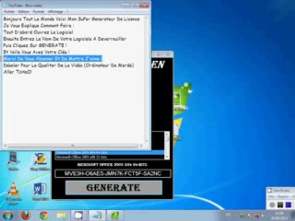 Le Meilleur Generateur De Licence June - Juillet 2013 Update